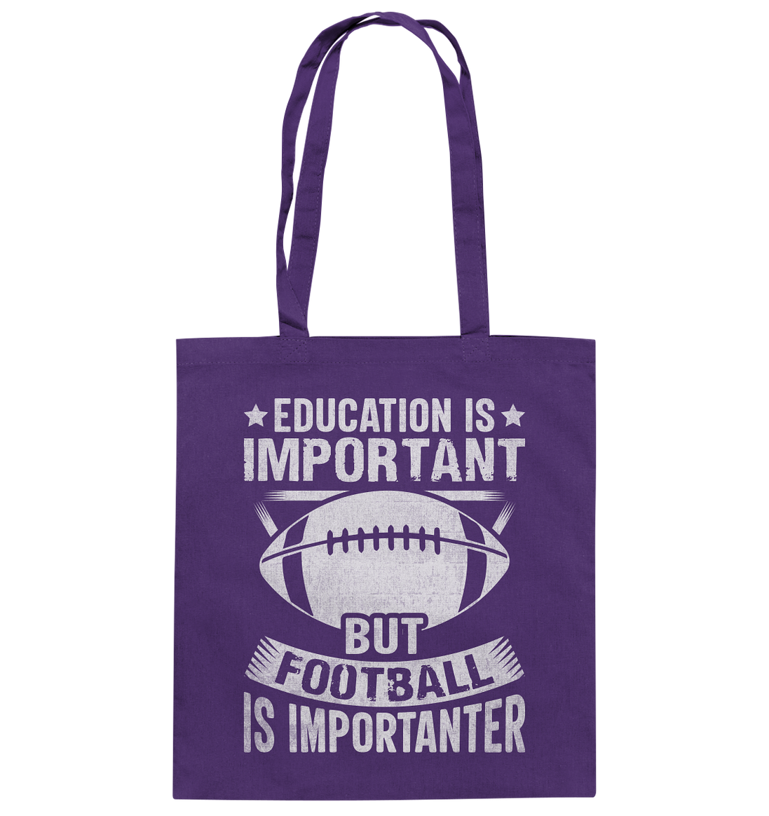 Football is importanter - Baumwolltasche