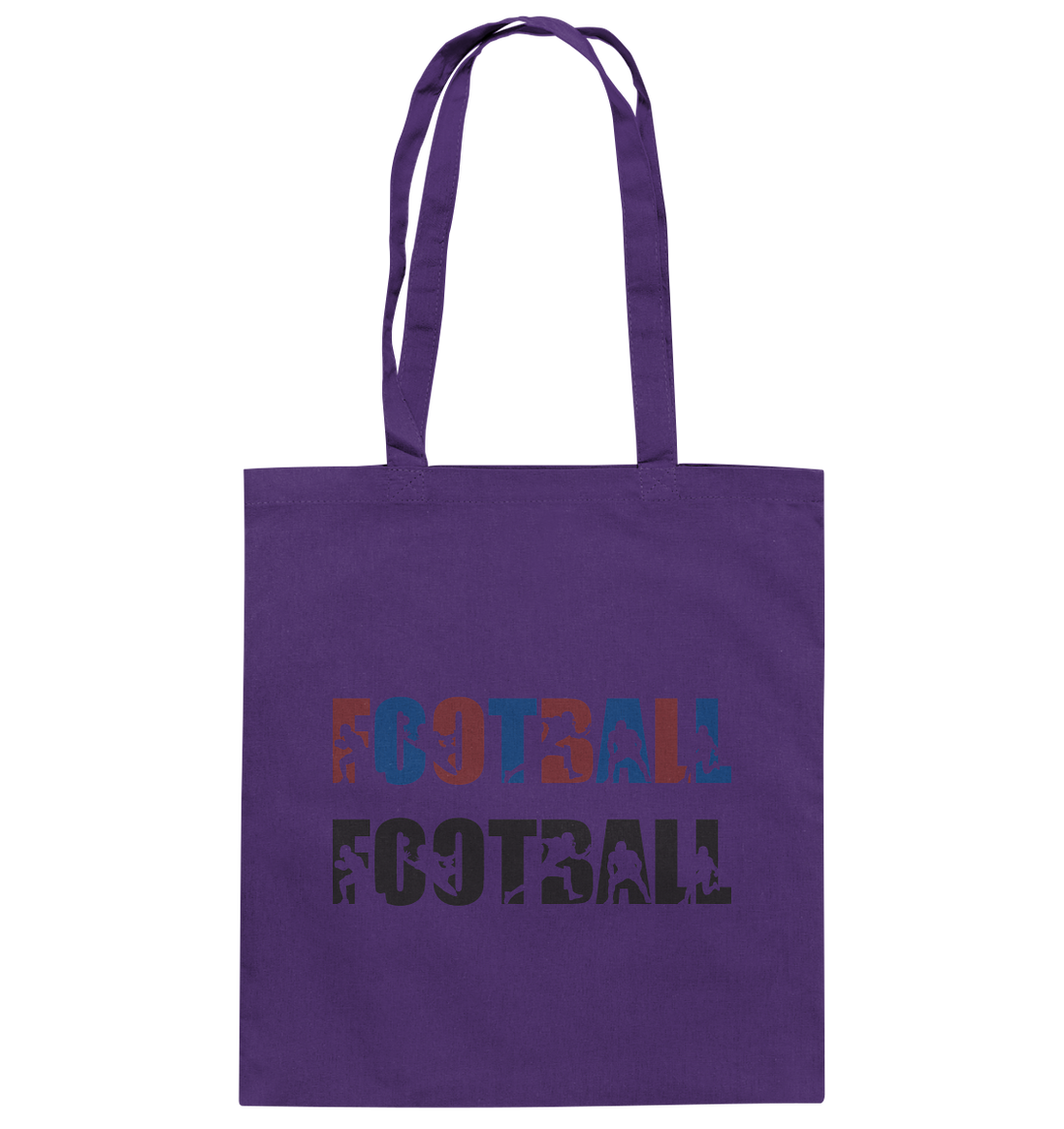 Football Silhouette - Cotton Bag