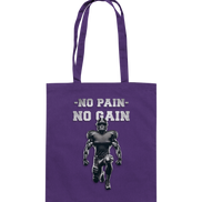 No Pain No Gain Metal  - Baumwolltasche