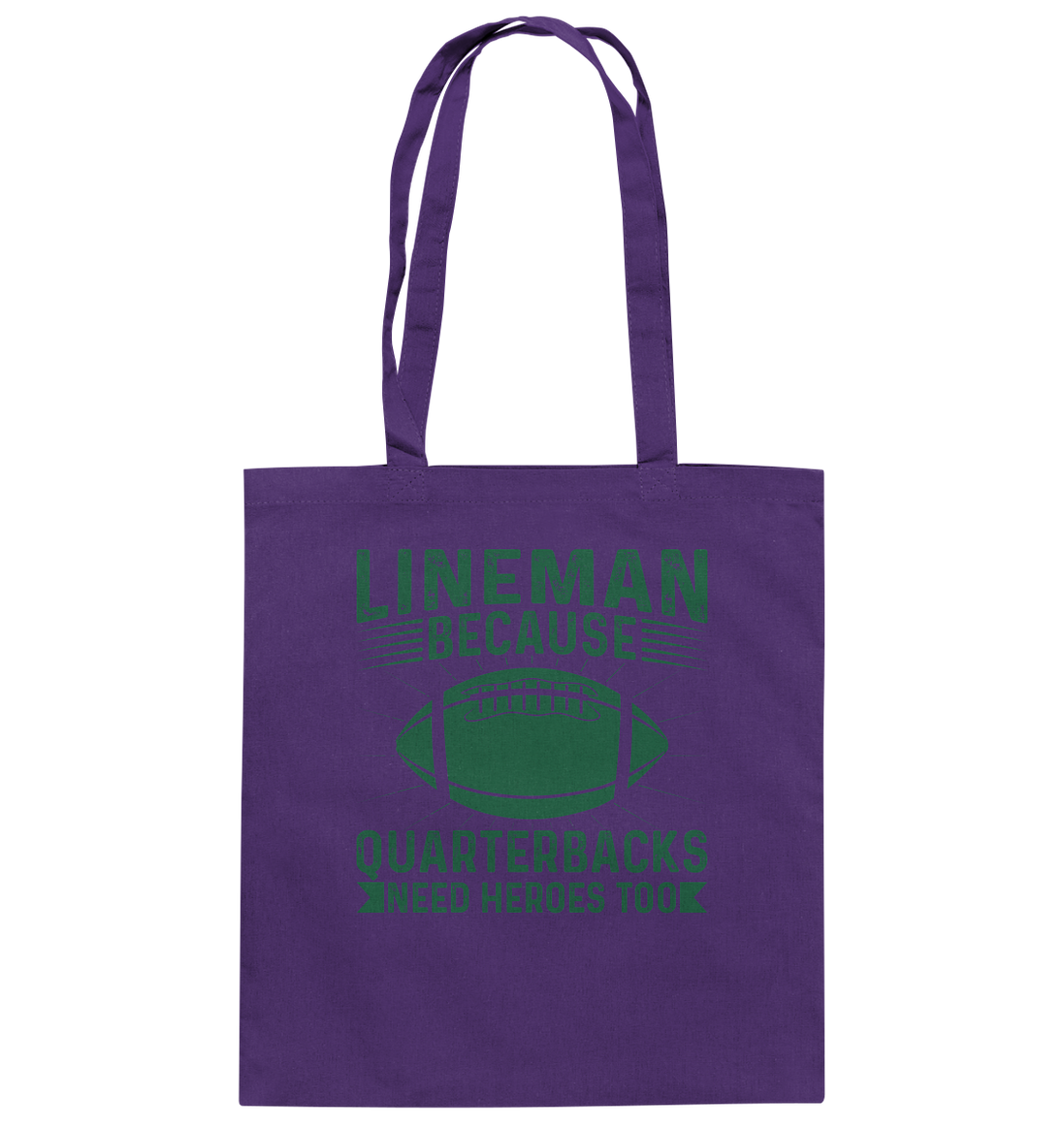 Lineman Heroes Green - Baumwolltasche