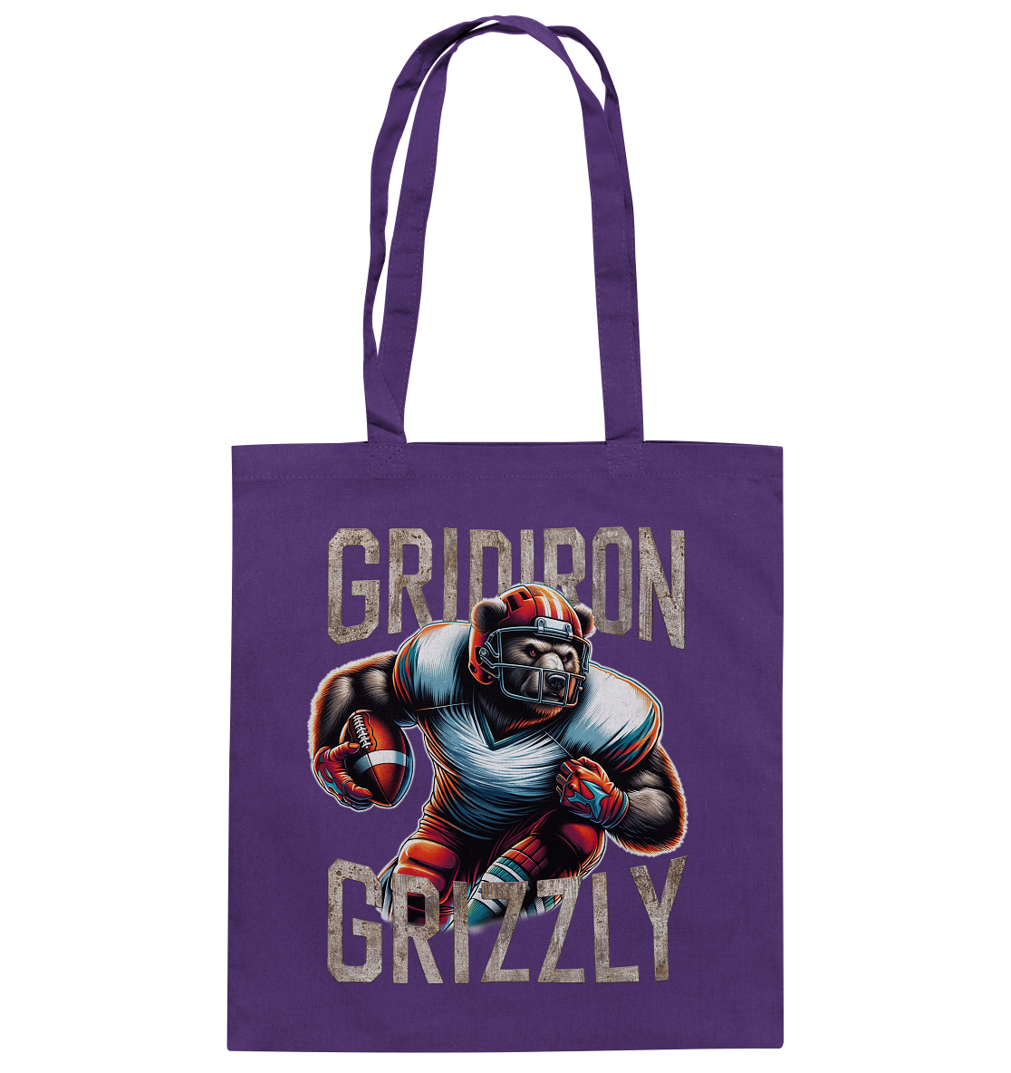 Gridiron Grizzly - Cotton Bag