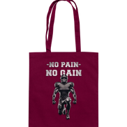No Pain No Gain Metal  - Baumwolltasche