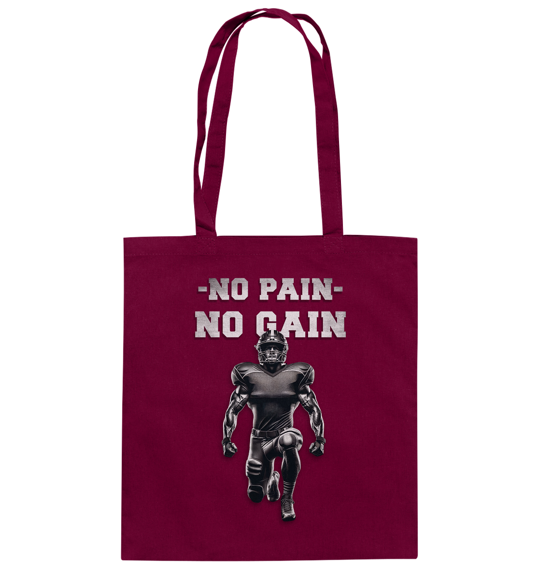 No Pain No Gain Metal  - Baumwolltasche