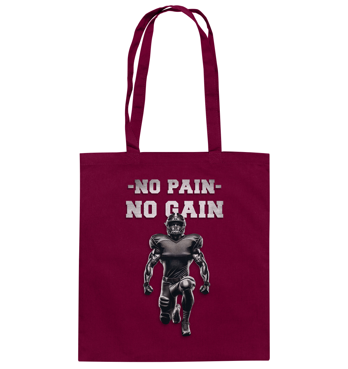 No Pain No Gain Metal  - Baumwolltasche