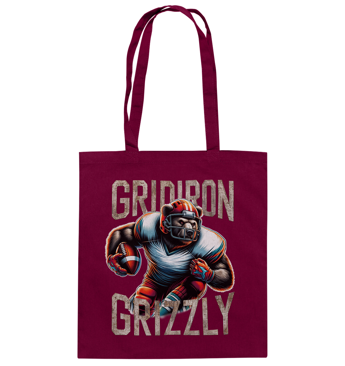 Gridiron Grizzly - Cotton Bag
