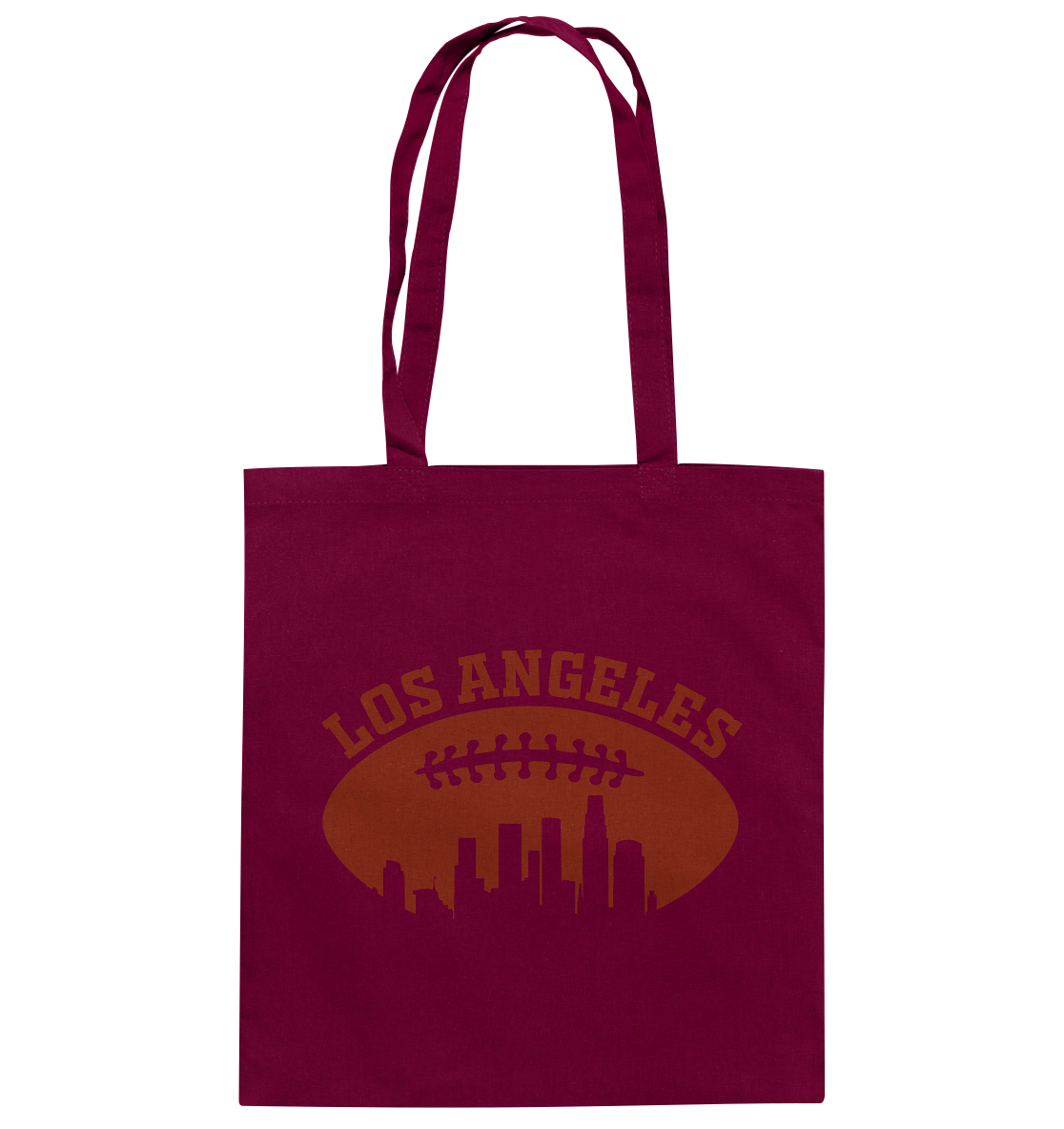 Los Angeles Football Silhouette - Baumwolltasche