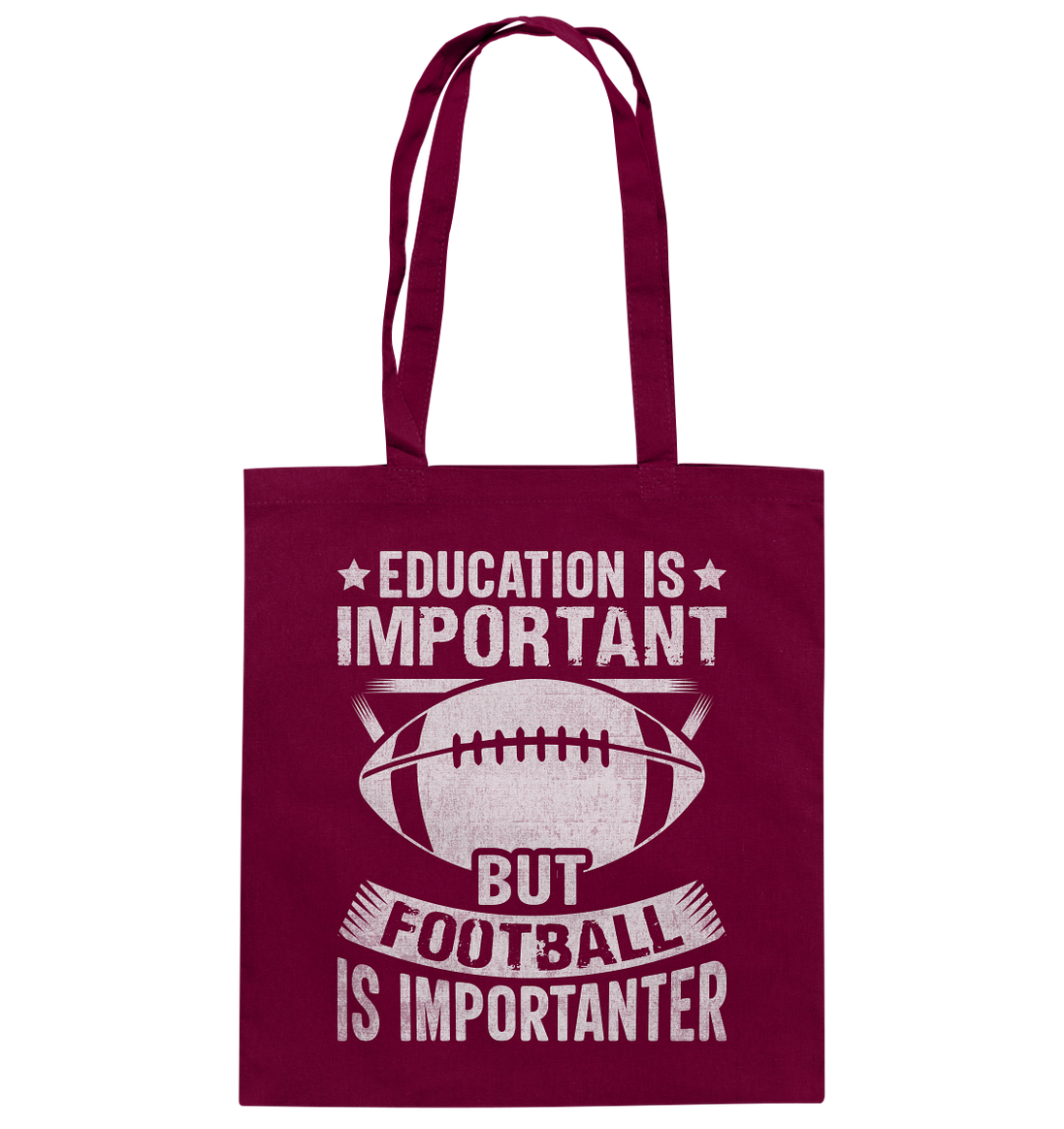 Football is importanter - Baumwolltasche