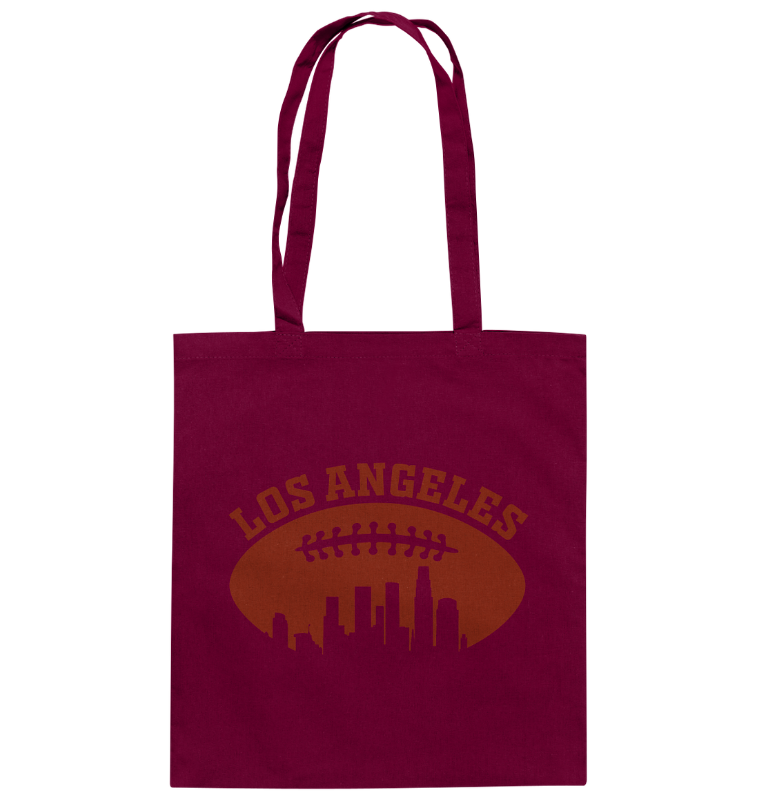 Los Angeles Football Silhouette - Baumwolltasche