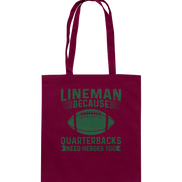 Lineman Heroes Green - Baumwolltasche