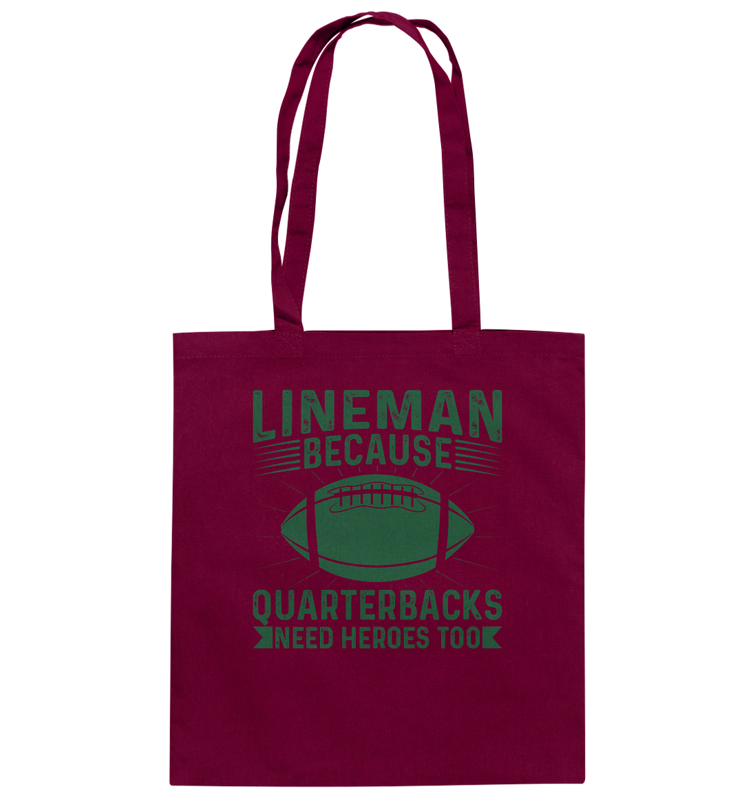 Lineman Heroes Green - Baumwolltasche