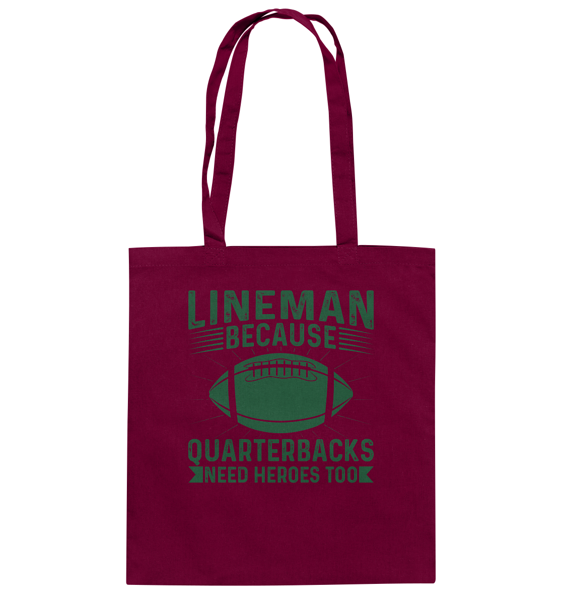 Lineman Heroes Green - Baumwolltasche