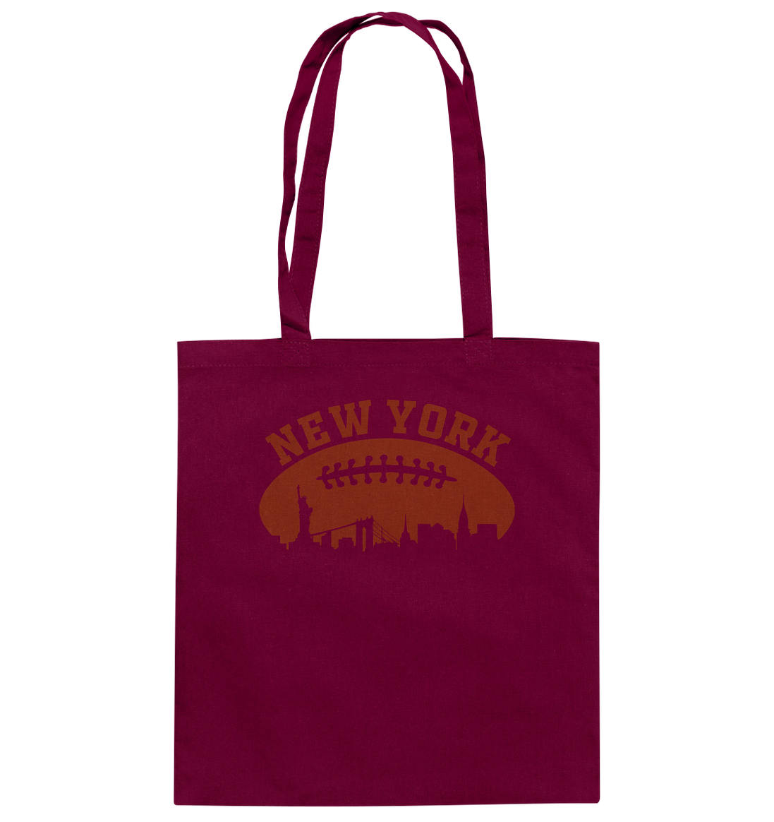 New York Football Silhoutte  - Baumwolltasche