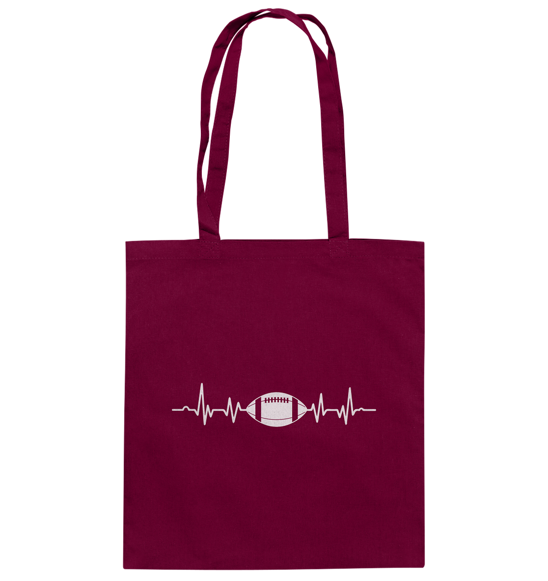 Football Heartbeat - Cotton Bag
