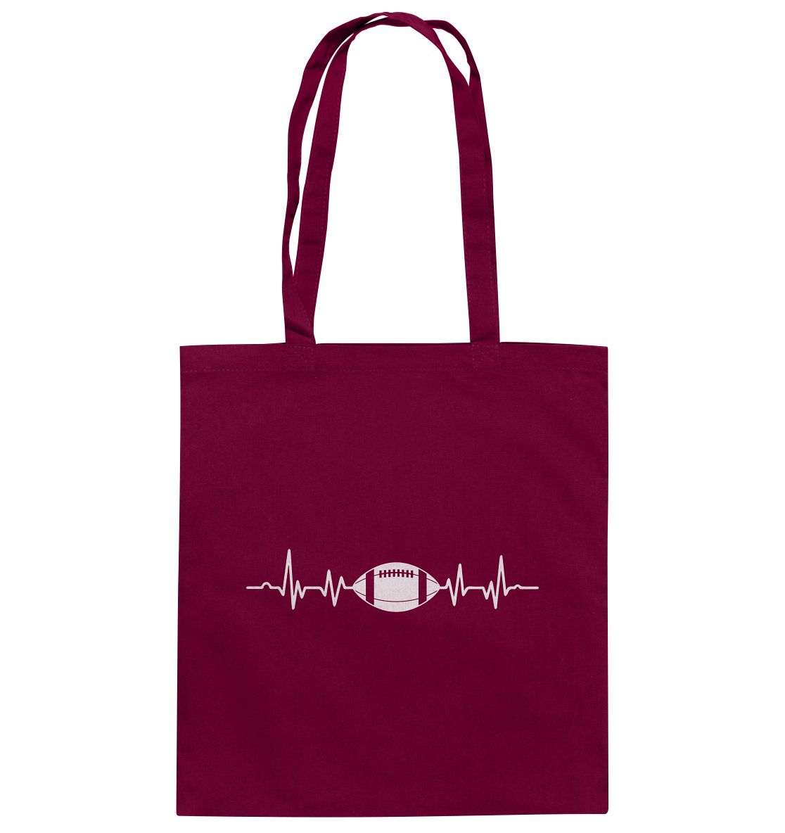 Football Heartbeat - Cotton Bag