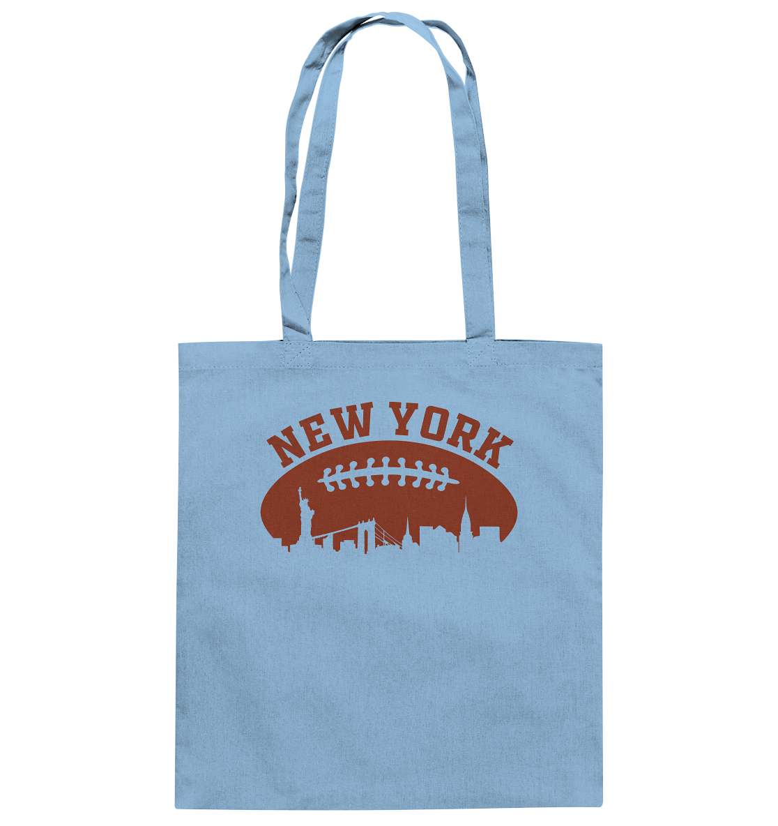 New York Football Silhoutte  - Baumwolltasche