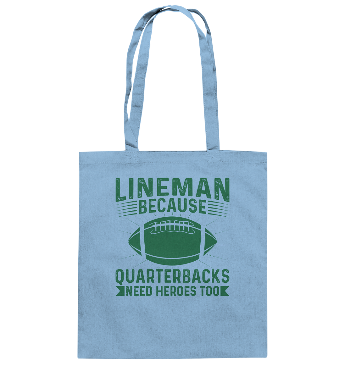 Lineman Heroes Green - Baumwolltasche