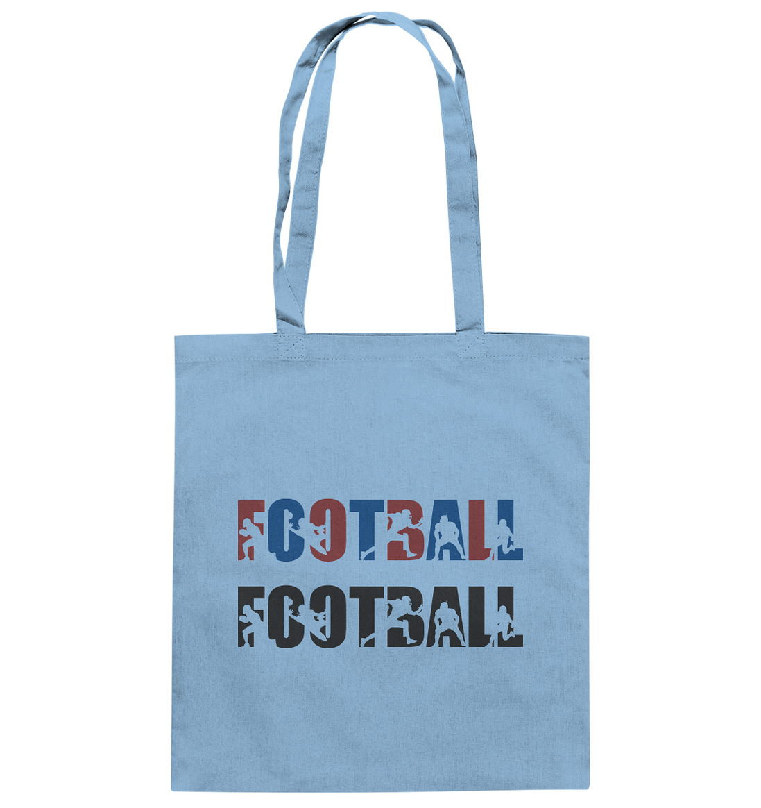 Football Silhouette - Cotton Bag