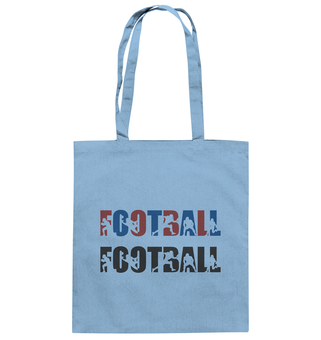 Football Silhouette - Cotton Bag