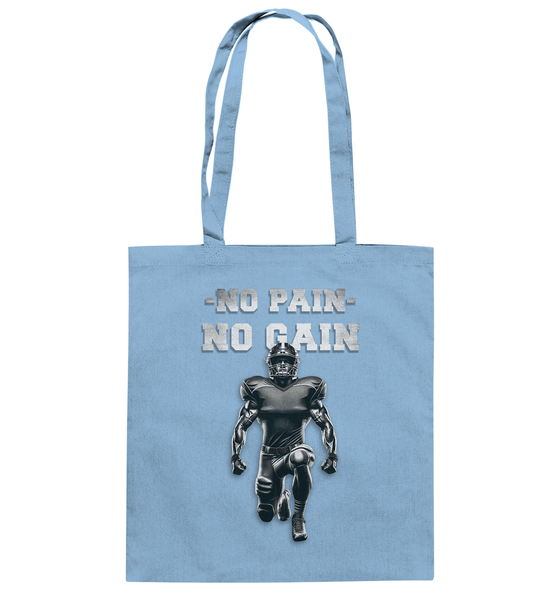 No Pain No Gain Metal  - Baumwolltasche