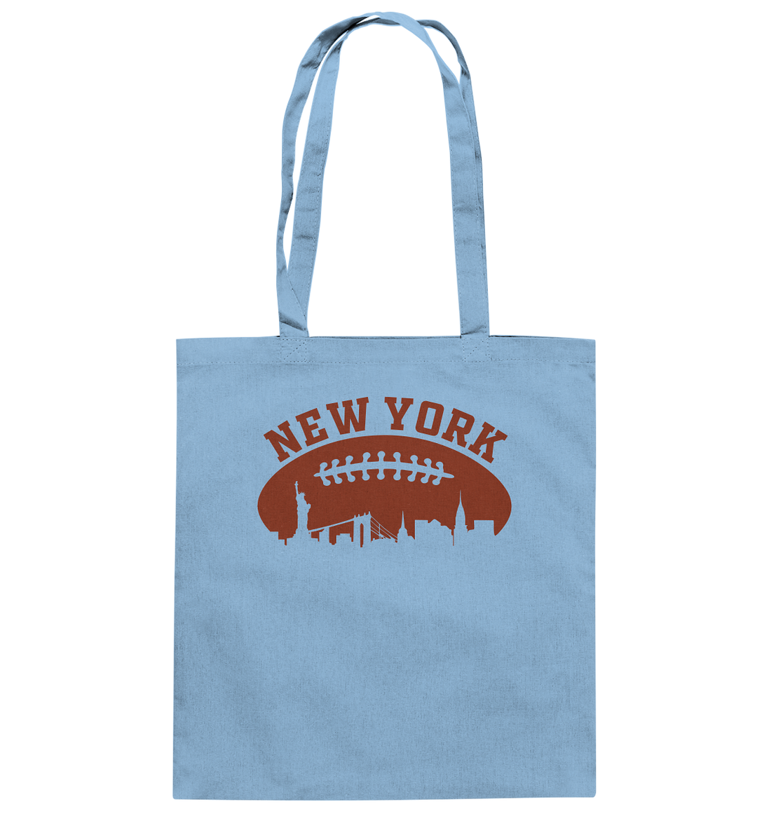 New York Football Silhoutte  - Baumwolltasche