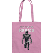 No Pain No Gain Metal  - Baumwolltasche