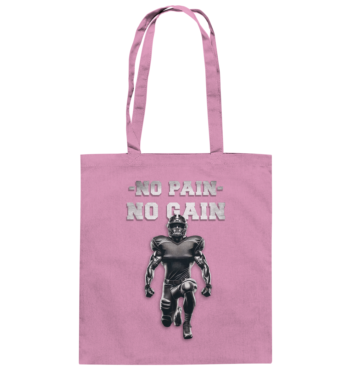 No Pain No Gain Metal  - Baumwolltasche