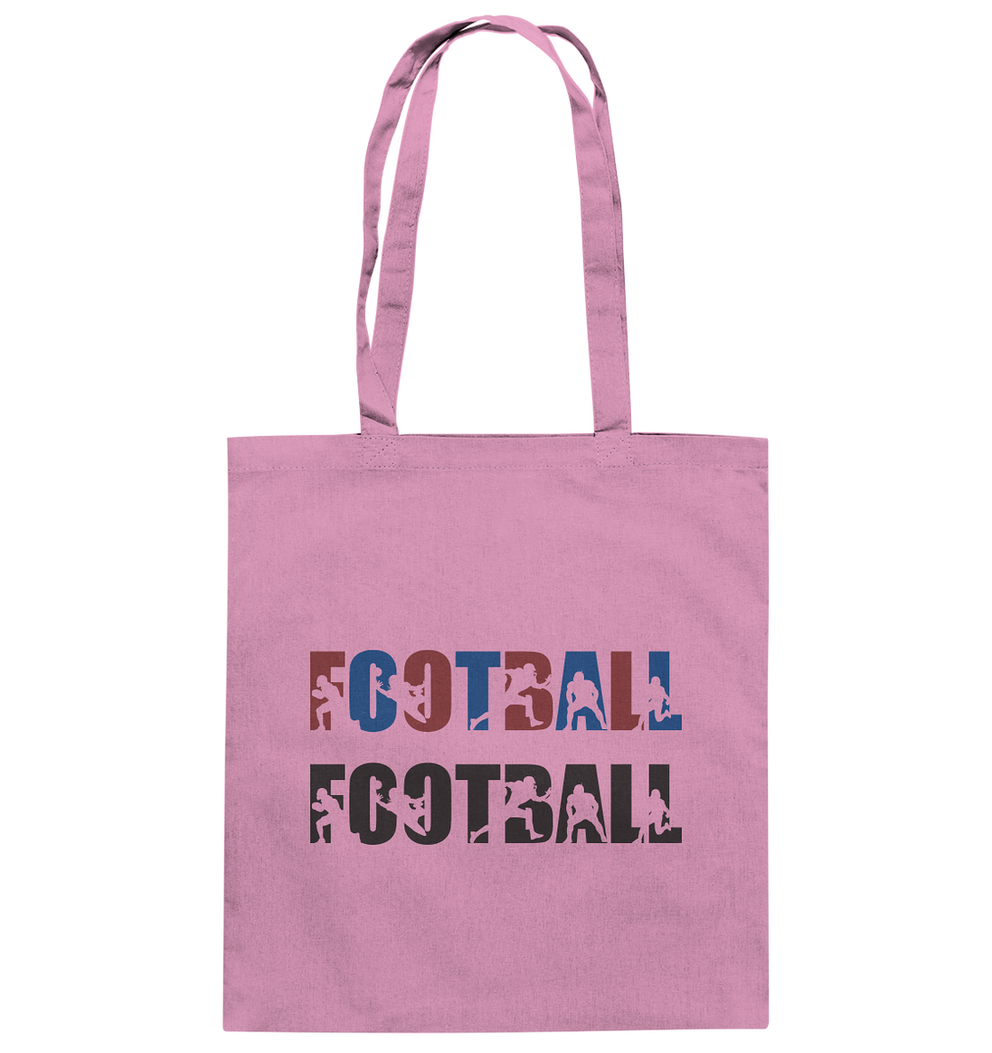 Football Silhouette - Cotton Bag