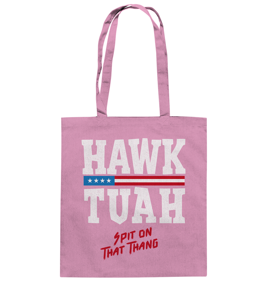 Hawk Tuah White - Cotton Bag