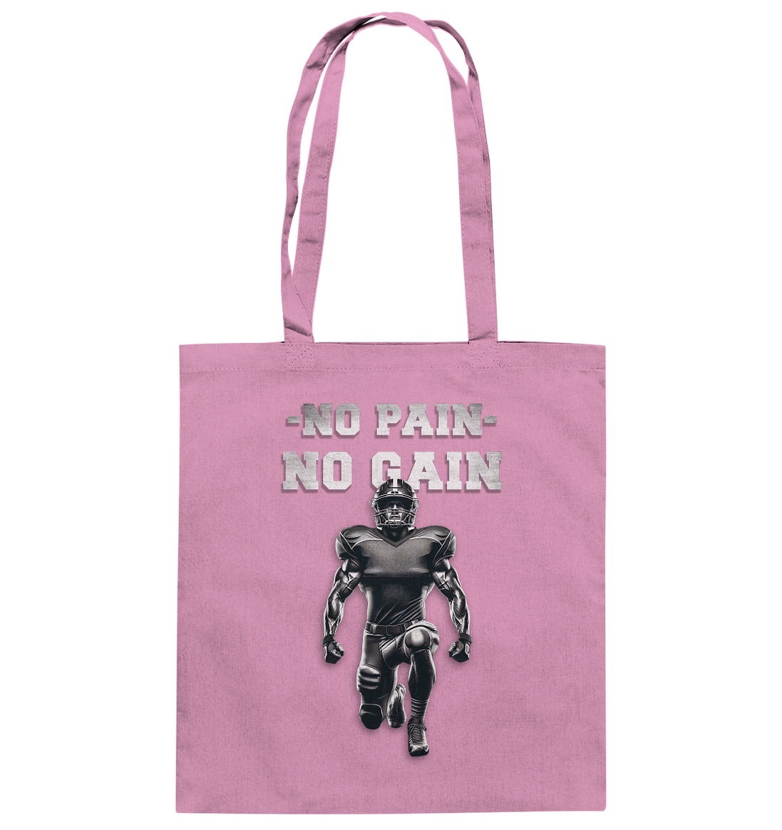 No Pain No Gain Metal  - Baumwolltasche