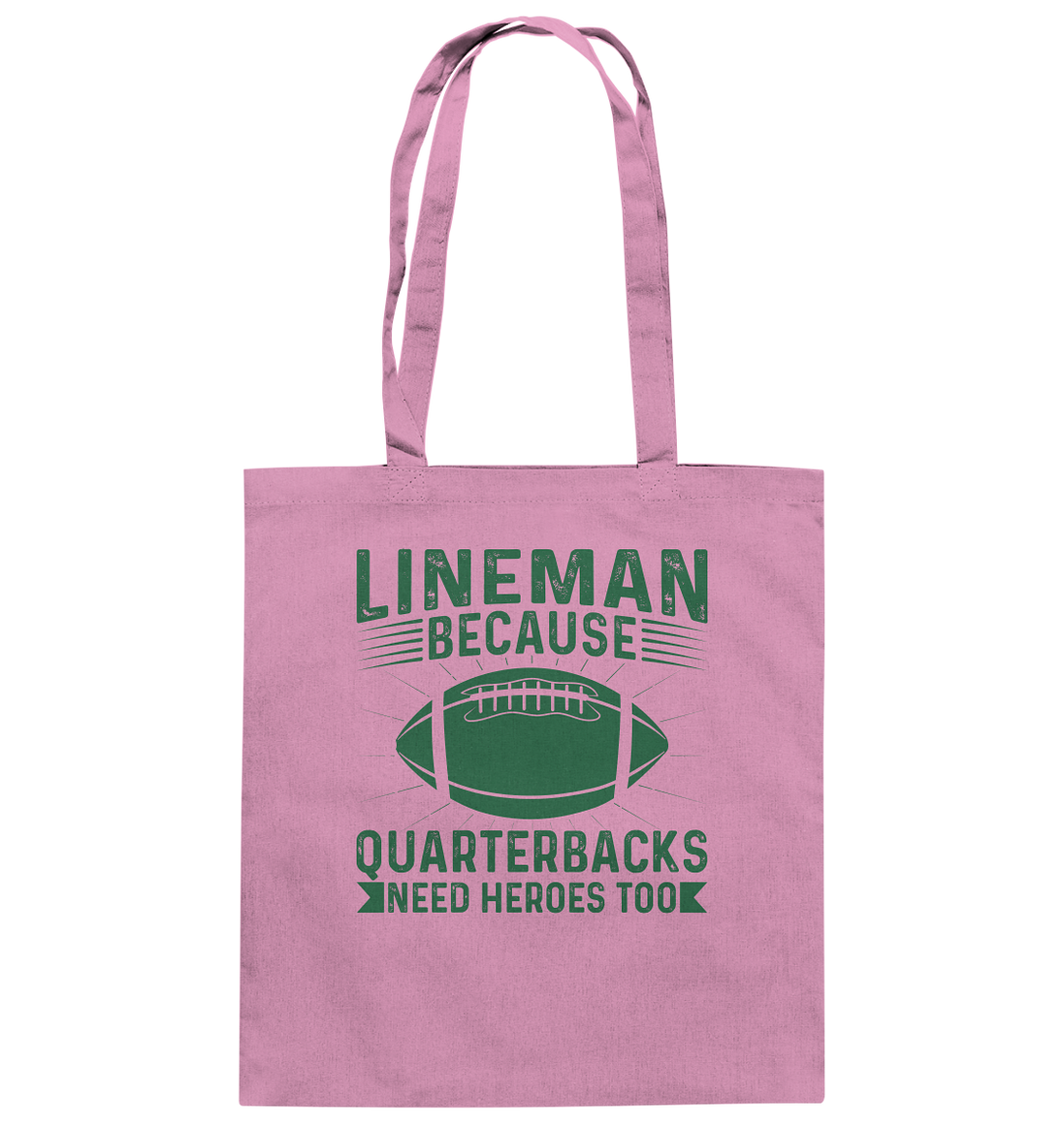 Lineman Heroes Green - Baumwolltasche