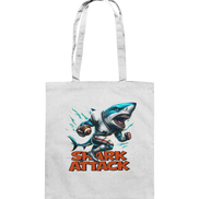 Shark Attack - Baumwolltasche