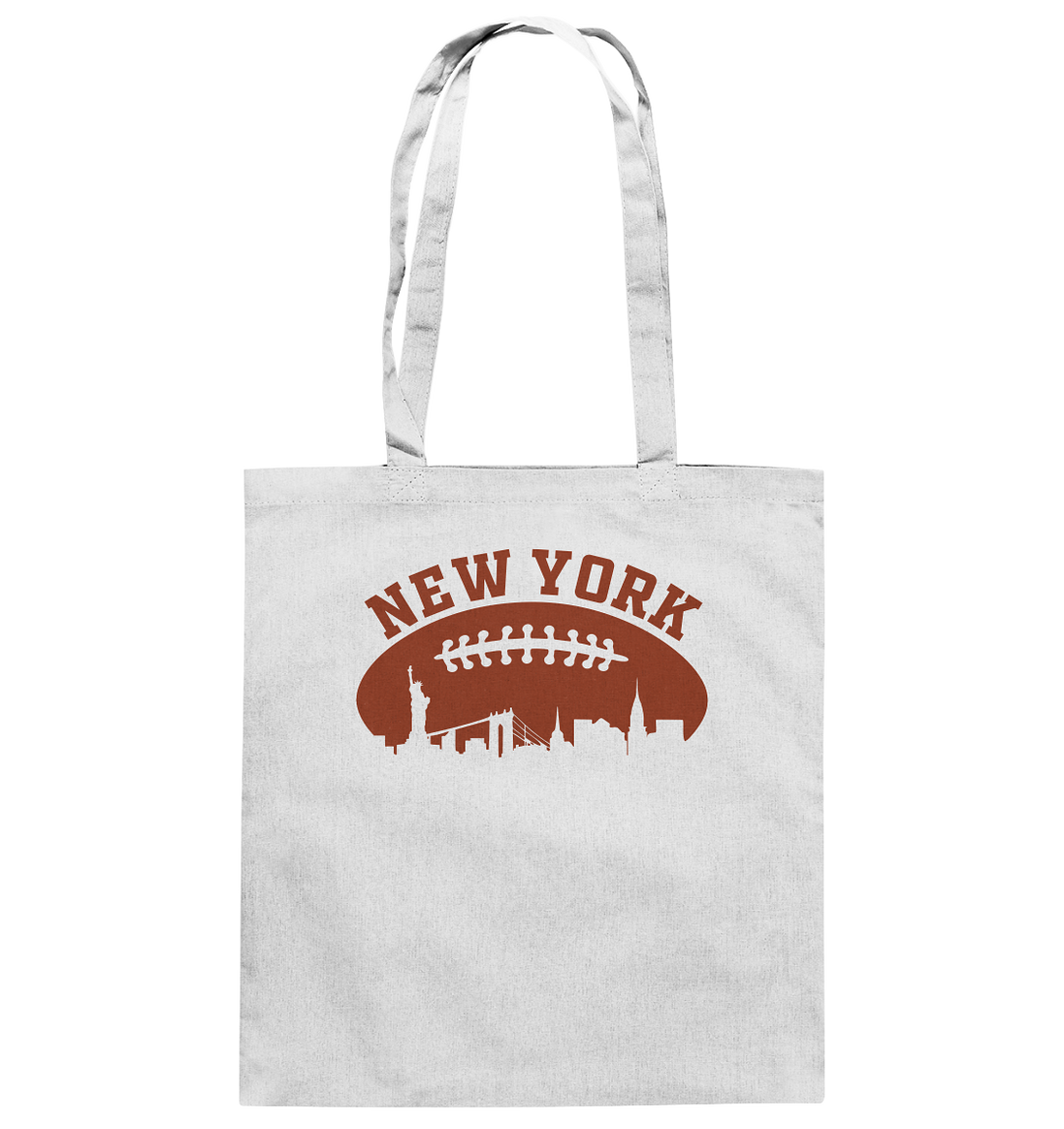 New York Football Silhoutte  - Baumwolltasche
