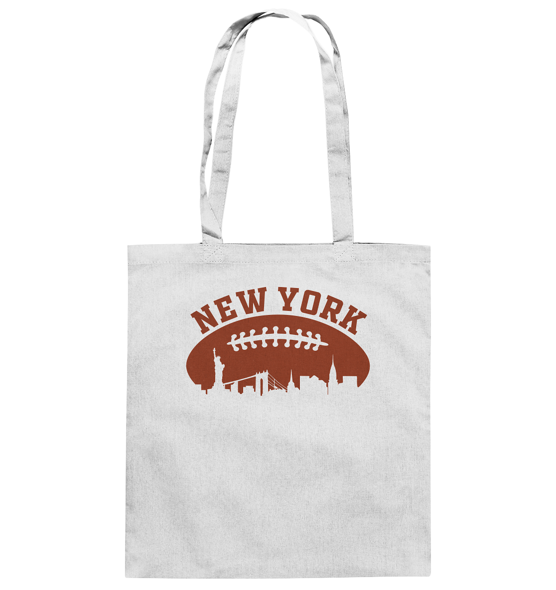 New York Football Silhoutte  - Baumwolltasche