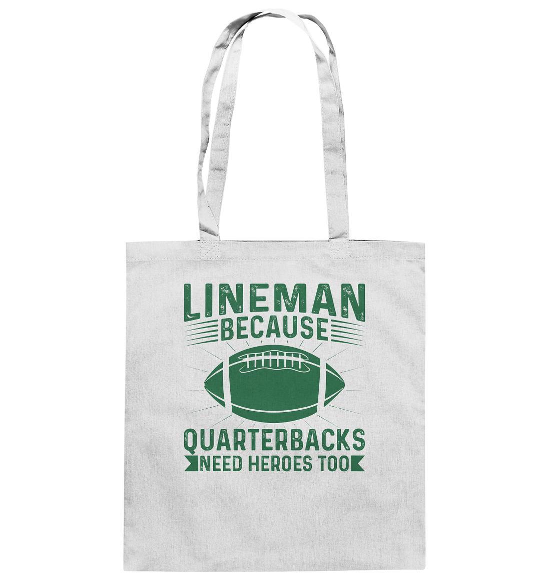 Lineman Heroes Green - Baumwolltasche