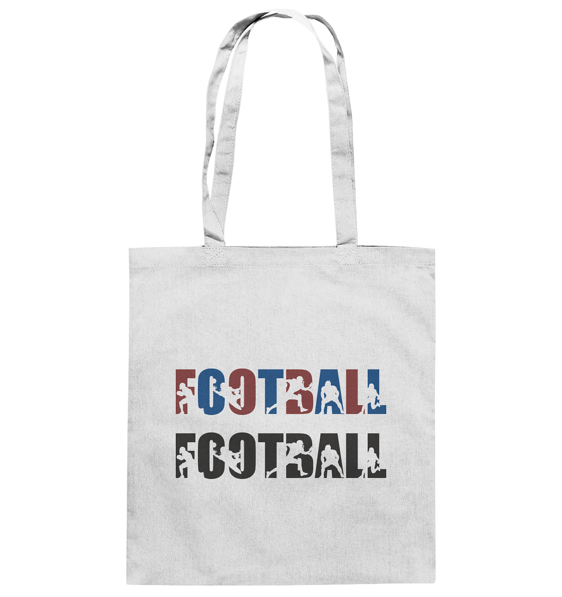 Football Silhouette - Cotton Bag