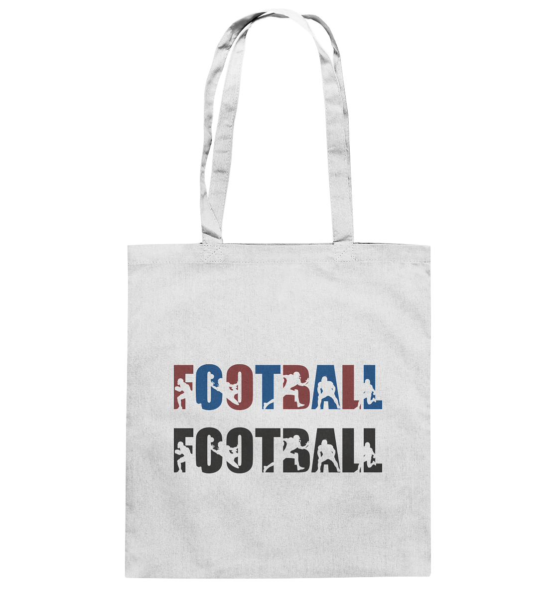 Football Silhouette - Cotton Bag
