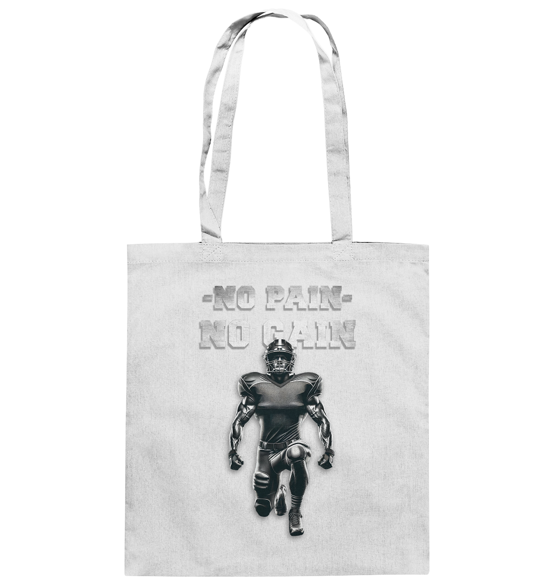 No Pain No Gain Metal  - Baumwolltasche