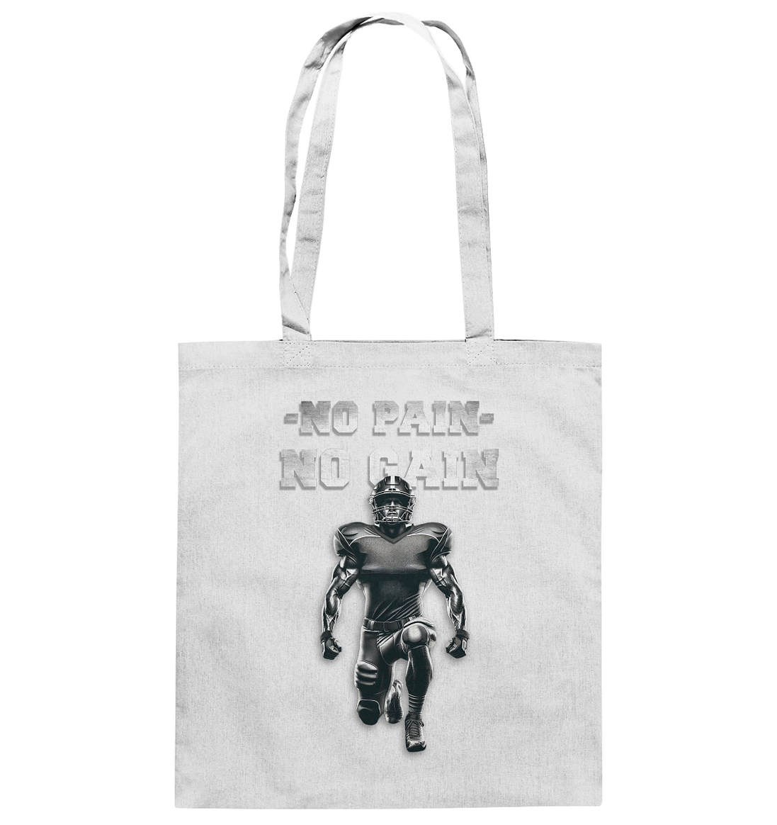 No Pain No Gain Metal  - Baumwolltasche
