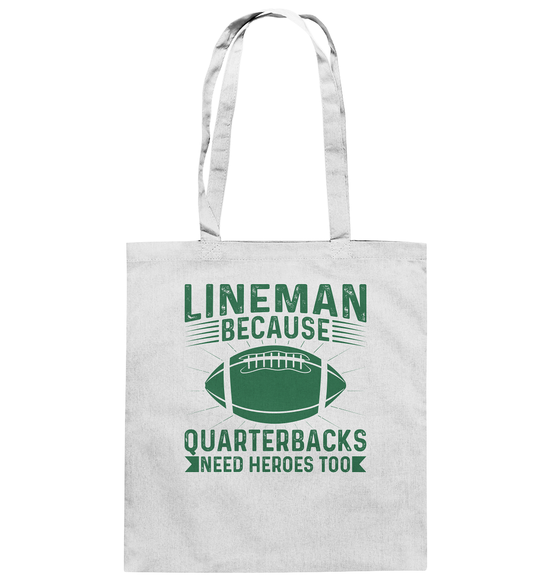 Lineman Heroes Green - Baumwolltasche