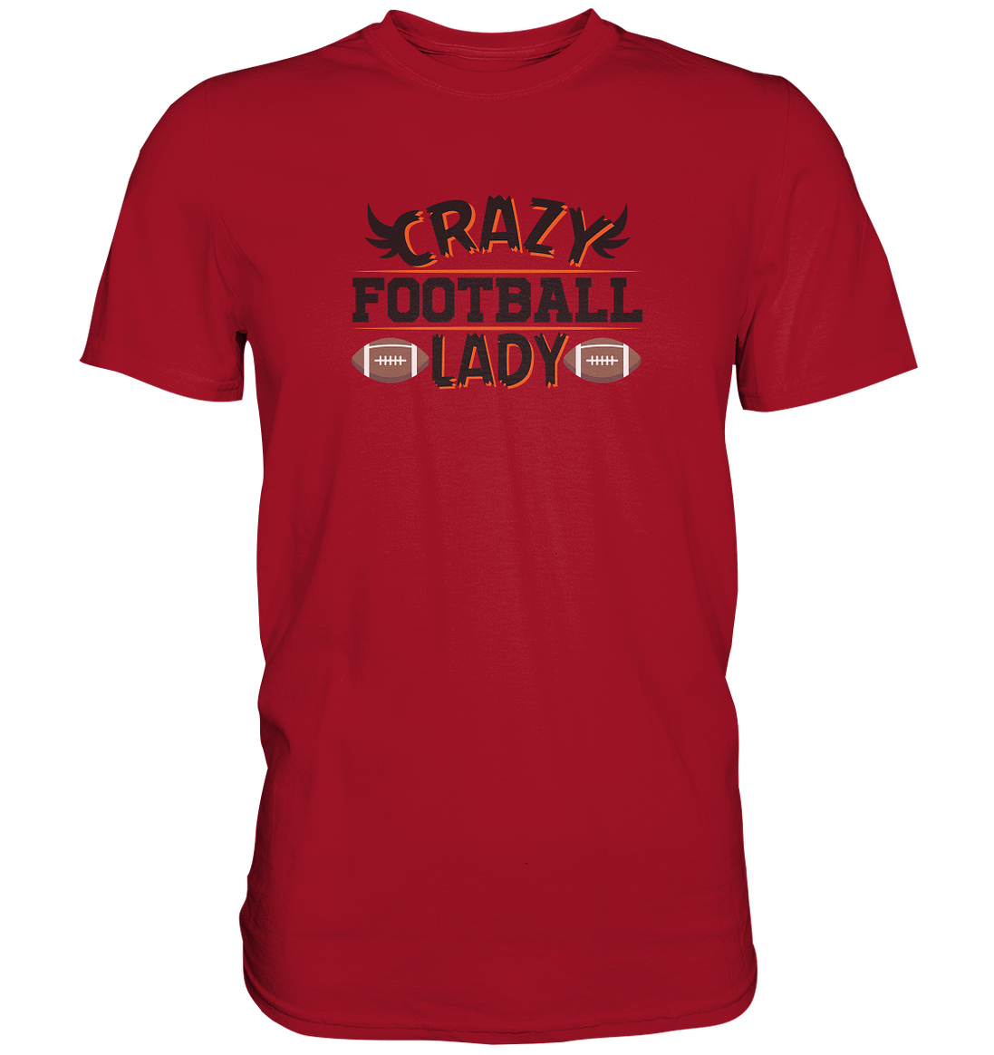 Crazy Football Lady - Classic Shirt