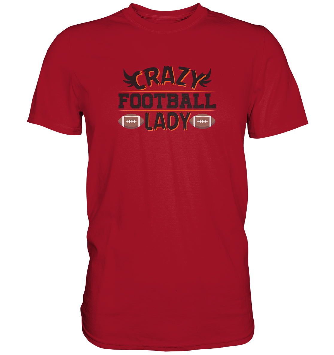 Crazy Football Lady - Classic Shirt