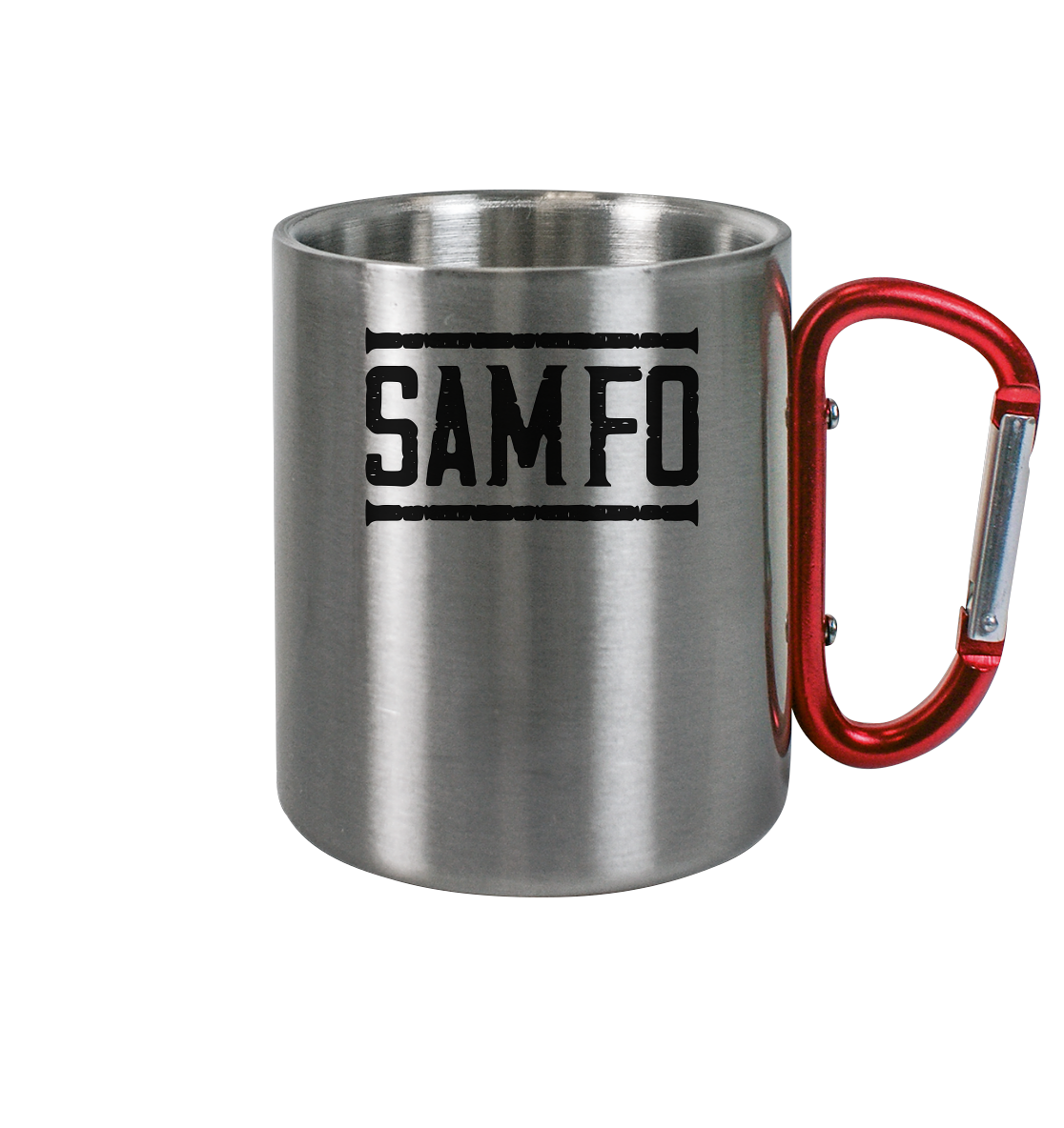 SAMFO black - Edelstahl Tasse