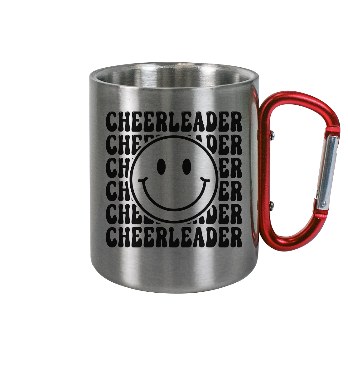 Cheerleader Smiley - Stainless Steel Mug
