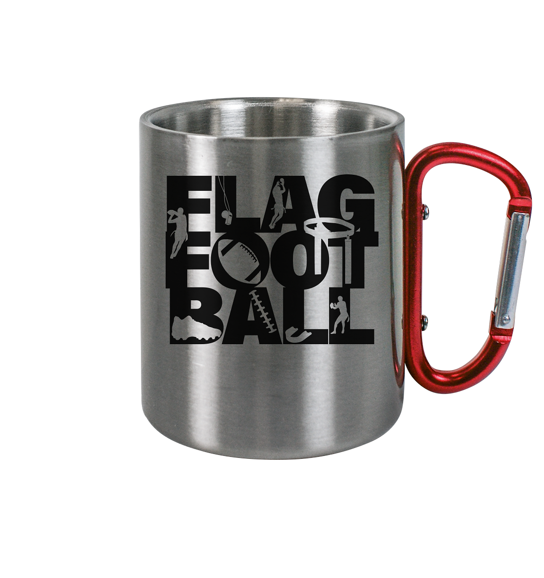 Flag Football - Stainless Steel Mug
