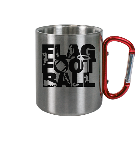 Flag Football  - Edelstahl Tasse