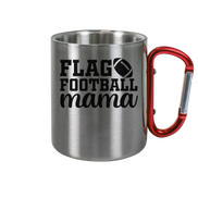 Flag Football Mom - Stainless Steel Mug