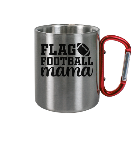 Flag Football Mama - Edelstahl Tasse