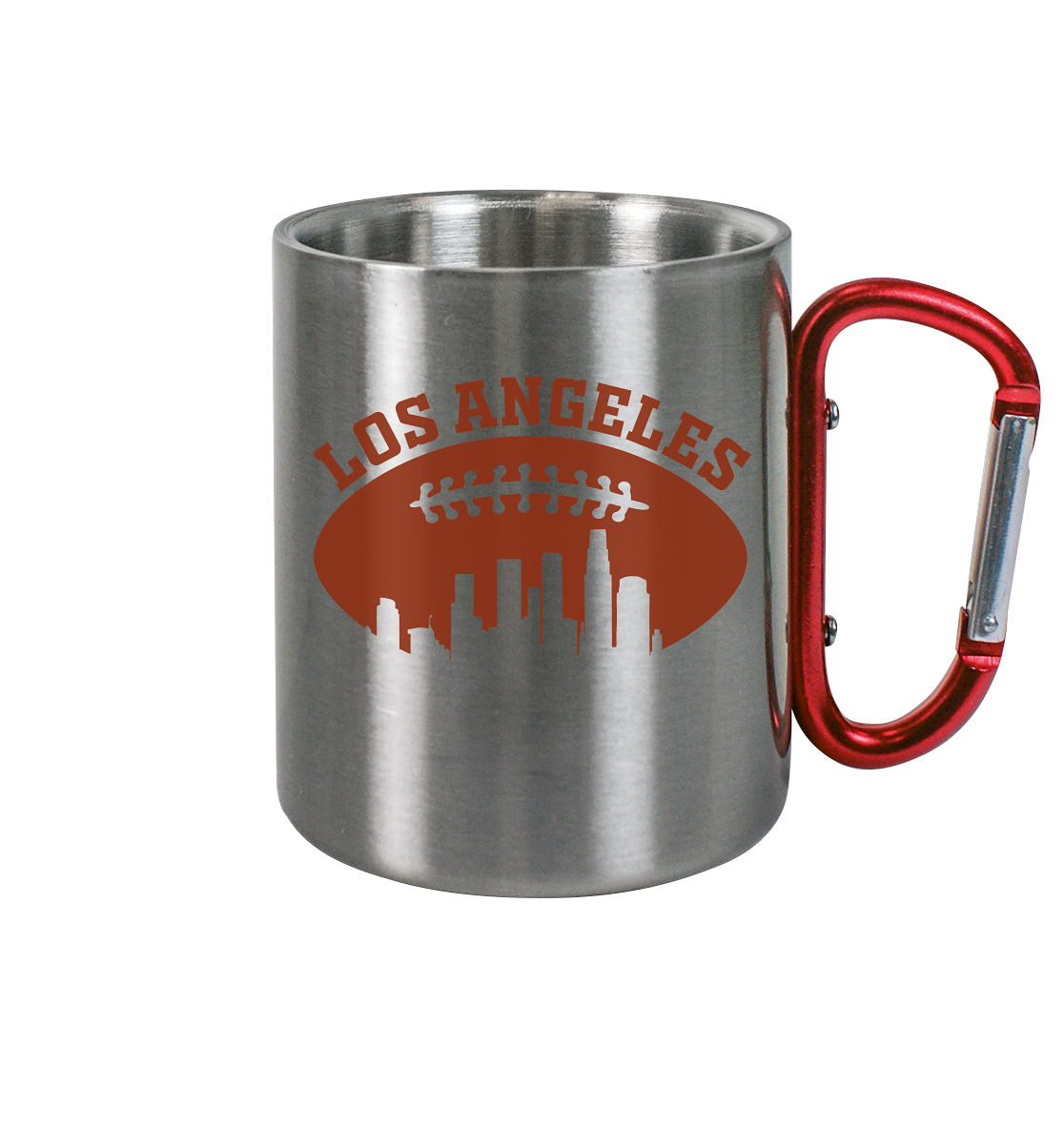 Los Angeles Football Silhouette - Edelstahl Tasse