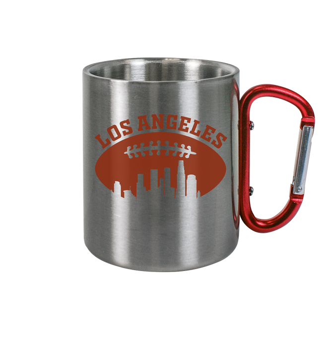 Los Angeles Football Silhouette - Edelstahl Tasse