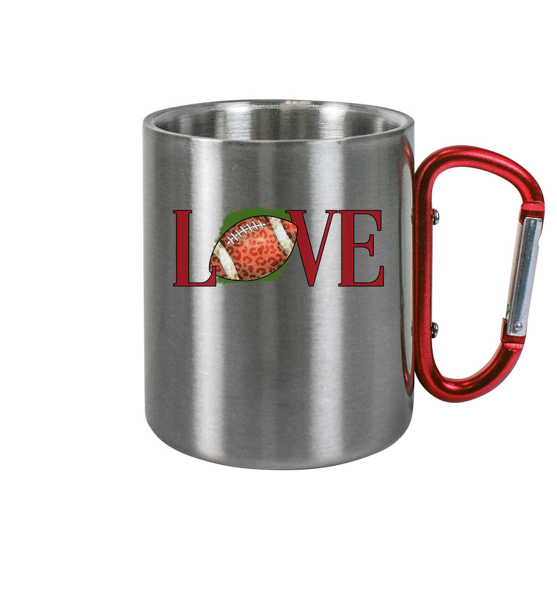 Football Love - Edelstahl Tasse